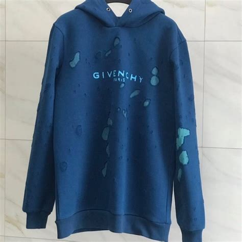 givenchy light blue hoodie replica|givenchy sweatshirt fleece.